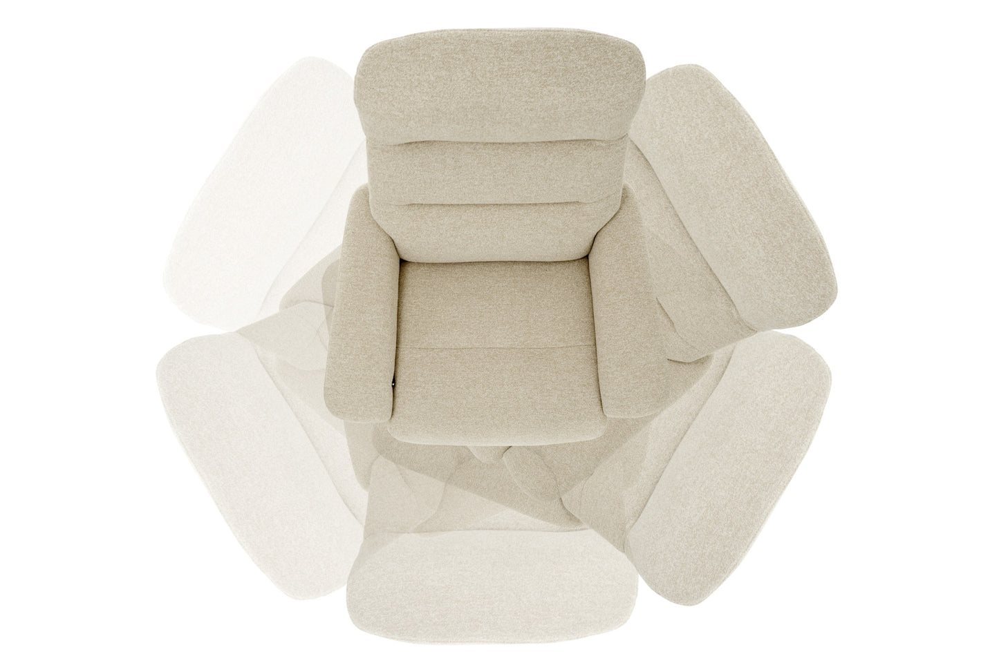 AMASRA Loungesessel inkl. Hocker