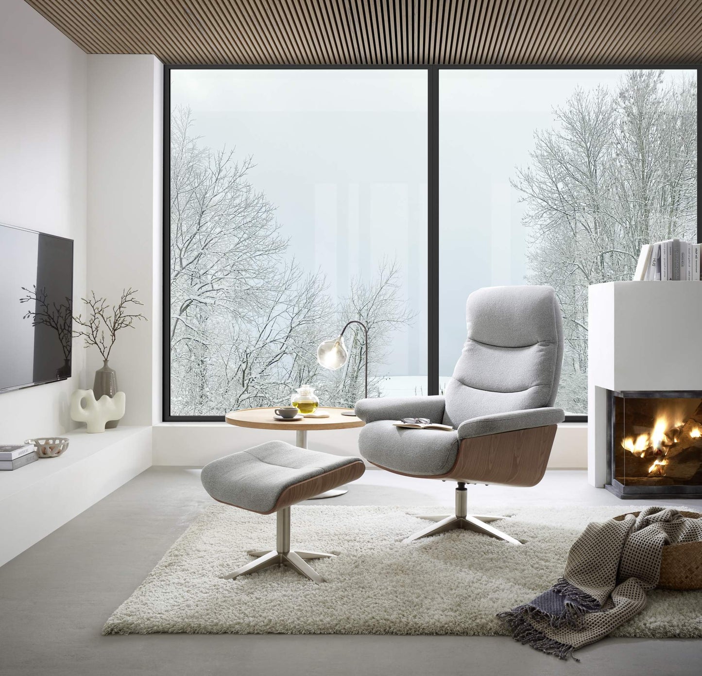 AMASRA Loungesessel inkl. Hocker