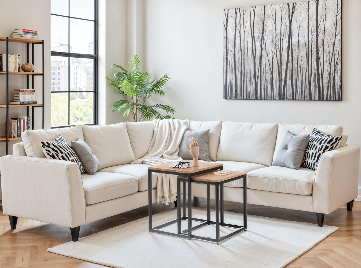 SAKURA Couchtisch 2er Set