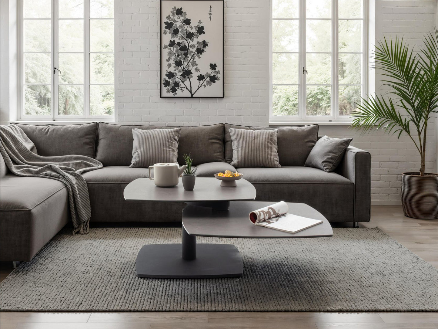 SUSAKI Couchtisch drehbar