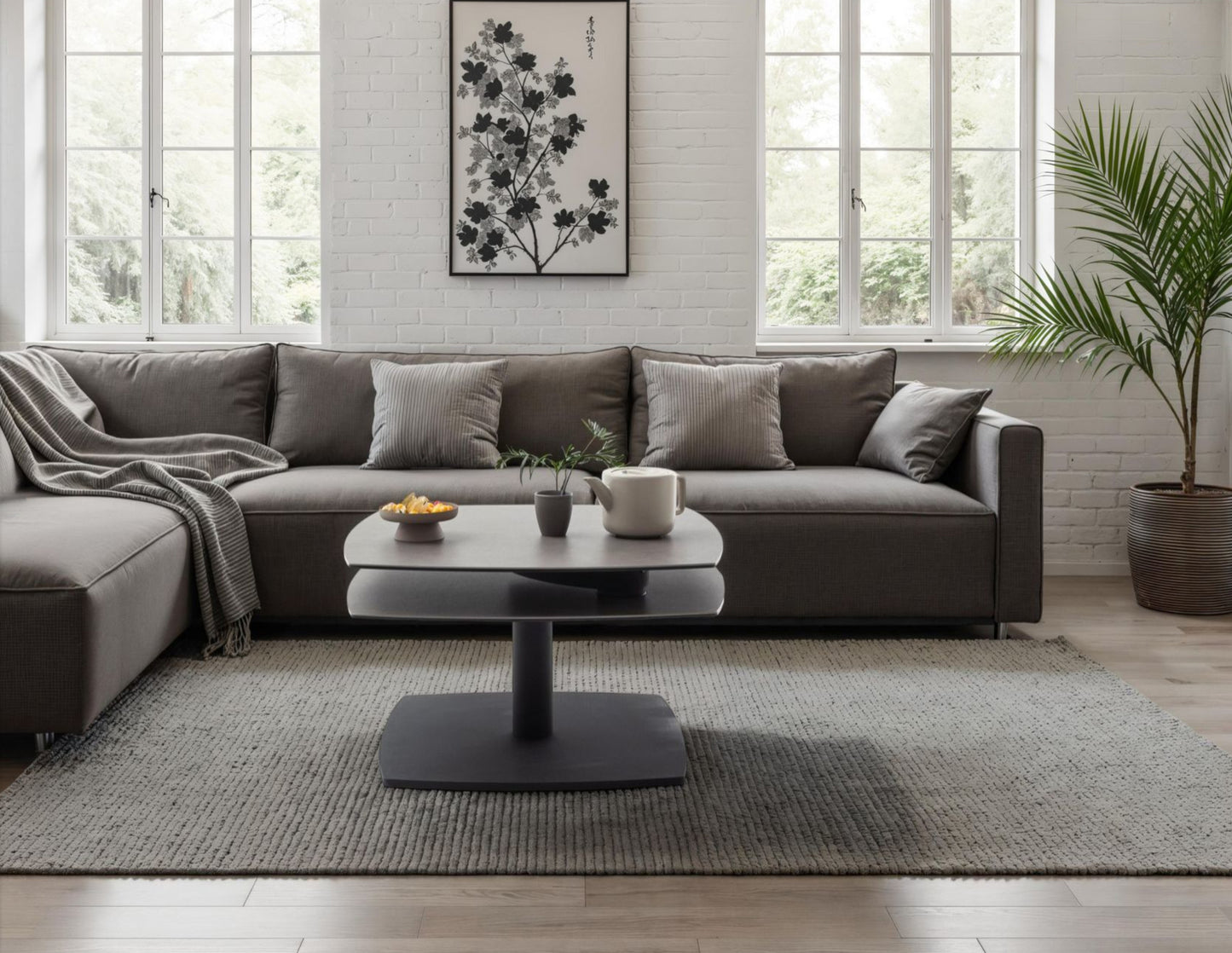 SUSAKI Couchtisch drehbar