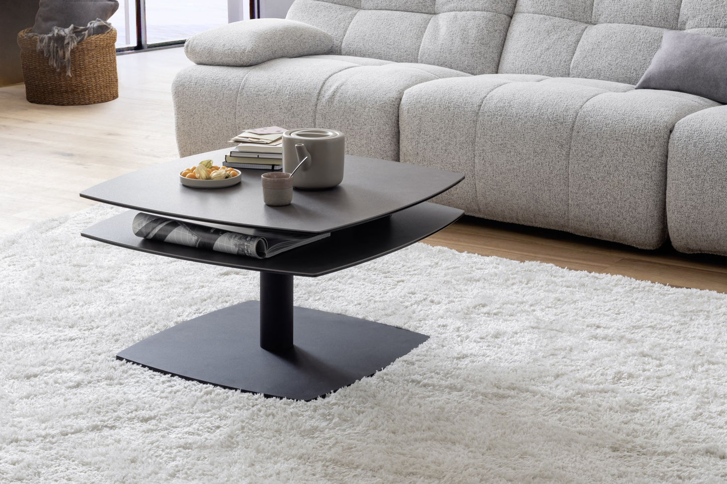 SUSAKI Couchtisch drehbar